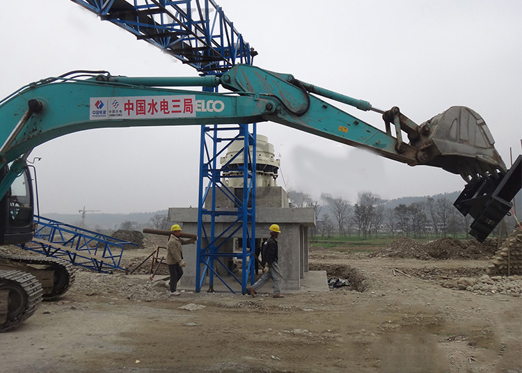 水电三局鹅卵石破碎生产线